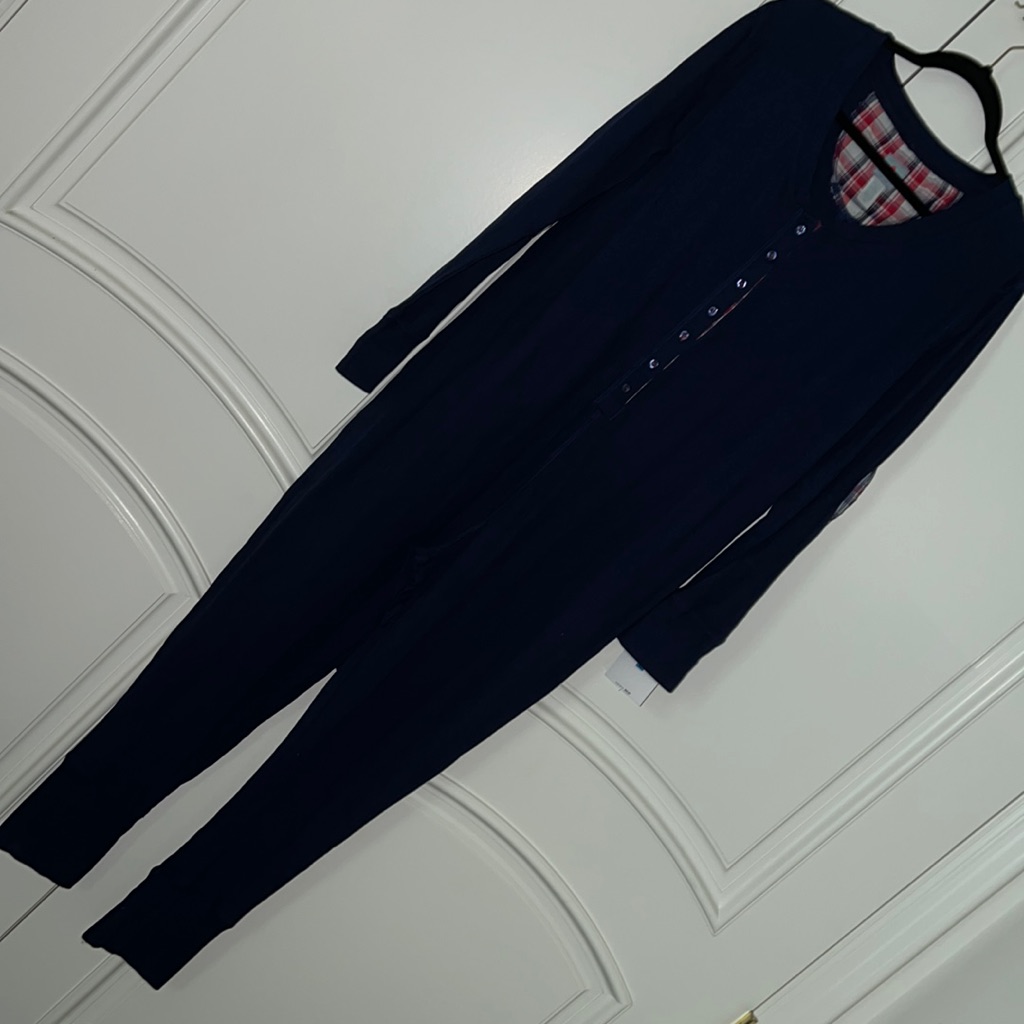 Jane &Bleeker Onesie Pajamas, Navy, Xl